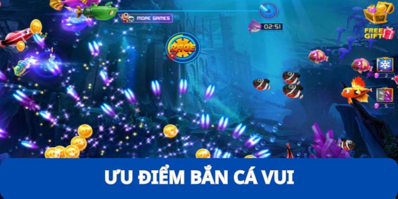 Bắn Cá Vui - Tựa Game Ăn Khách Nhất Năm 2025 Bạn Nên Thử 9 Những ưu điểm nổi bật mà siêu phẩm này đang sở hữu