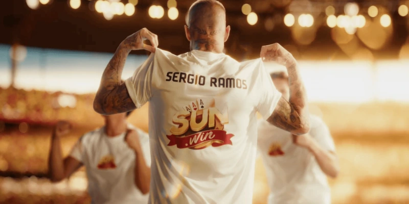 SERGIO RAMOS Hợp Tác Cùng SUNWIN - Đại Sứ Thương Hiệu 5 SERGIO RAMOS chính thức trở thành đại sứ thương hiệu SUNWIN
